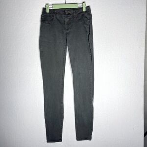 Maurices‎ Womens Gray Skinny Jeans Stretch Denim Pants Size S L